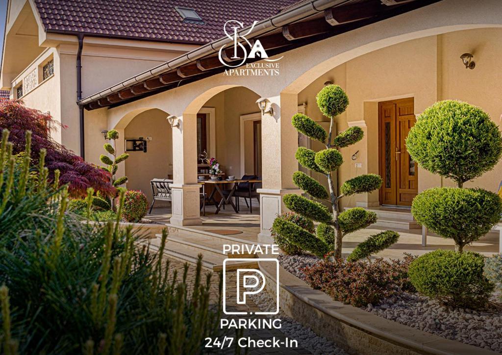 Sika Palladium Garden & Spa Central Apartment Arad Dış mekan fotoğraf